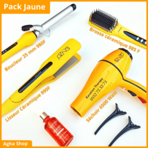 Gamme ENZO Jaune ( pack En-3955 + séchoir En-111 jaune )