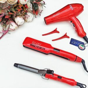 Pack ENZO 3in1 ( Pack En388w rouge + séchoir Enzo En-8860 rouge )
