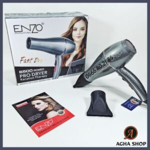 Enzo Professional Hair Dryer 6500W EN-111 gris