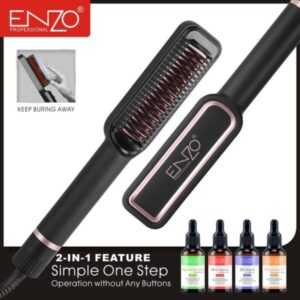 Brosse chauffante lissante enzo En-4113
