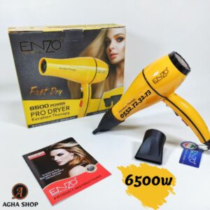 Enzo Professional Hair Dryer 6500W EN-111 Jaune