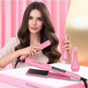 Lisseur ENZO Professionnal titanium avec kératine 5301 ليسور